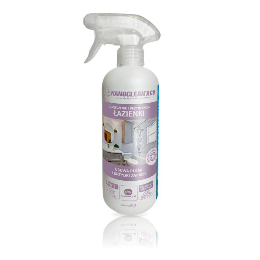 Bathroom Cleaning and Disinfecting Fluid NANOCLEAN®AC8 Home