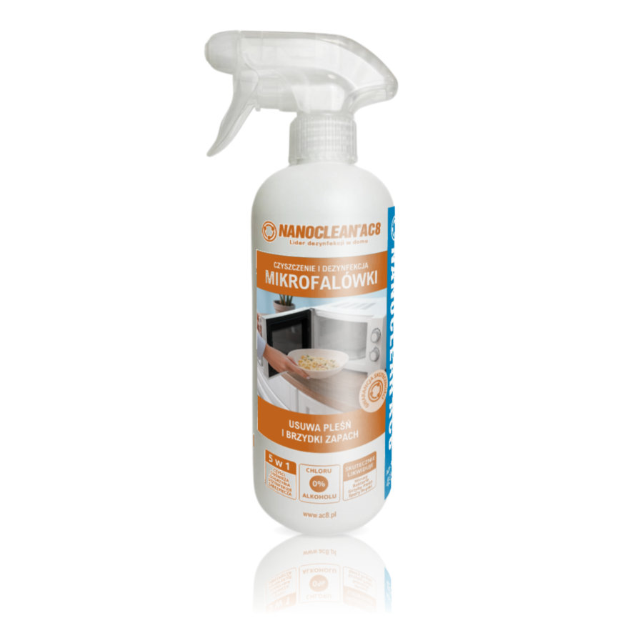 Microwave Cleaning and Disinfecting Fluid NANOCLEAN®AC8 Home