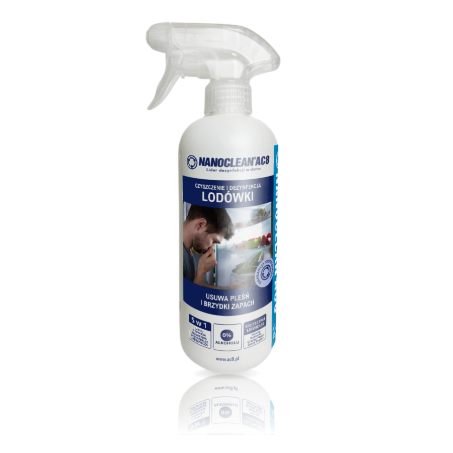 Cleaning and disinfecting liquid for refrigerators NANOCLEAN® AC8 Home